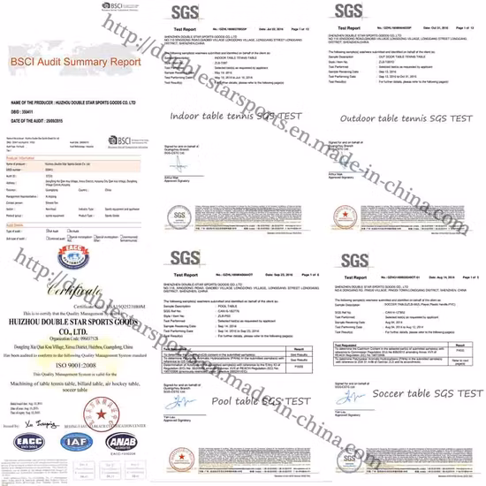 식사 표면을 갖춘 양질의 테이블 당구